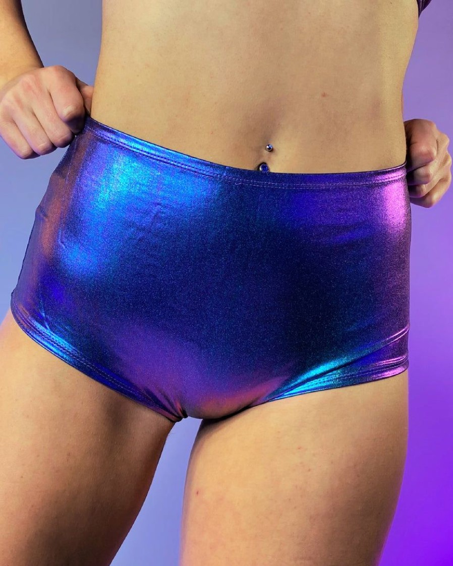 Womens * | Shark Mystic Neptune High-Waist Booty Shorts