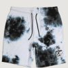 Womens * | Bjd Inc. Palm Skull Tie Dye Fleece Shorts