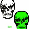 Accessories * | Pastease White Skull/Green Glow-In-The-Dark Nipple Pasties Womens