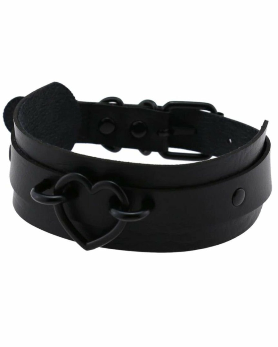 Accessories * | Ae Heartless Faux Leather Choker