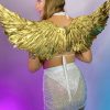 Accessories * | Leg Avenue Golden Angel Wings Womens