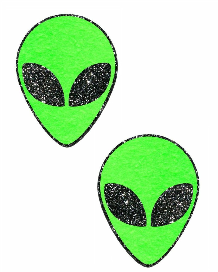 Accessories * | Pastease Alien Neon Green Pasties