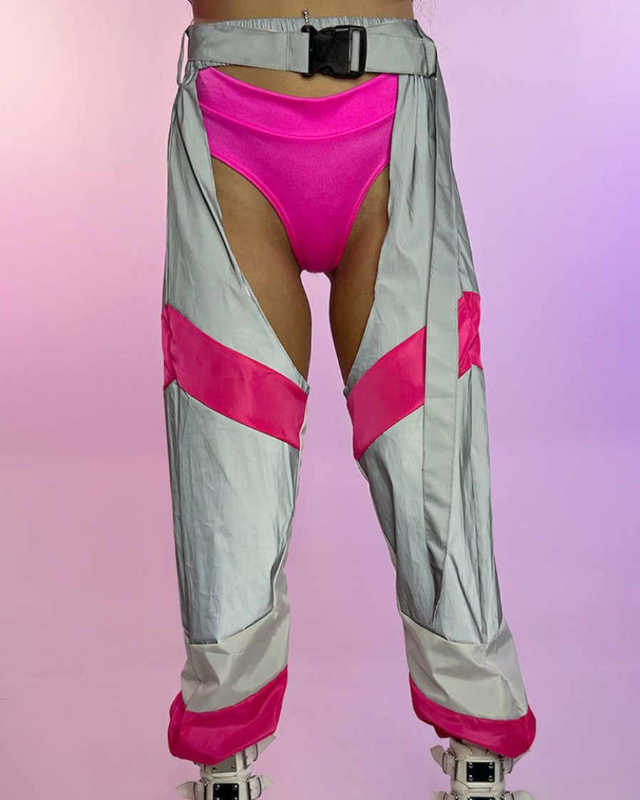 Womens * | Ae Trip The Light Reflective Chaps New Pink