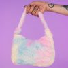 Accessories * | Ae Tie Dye Fuzzy Purse New