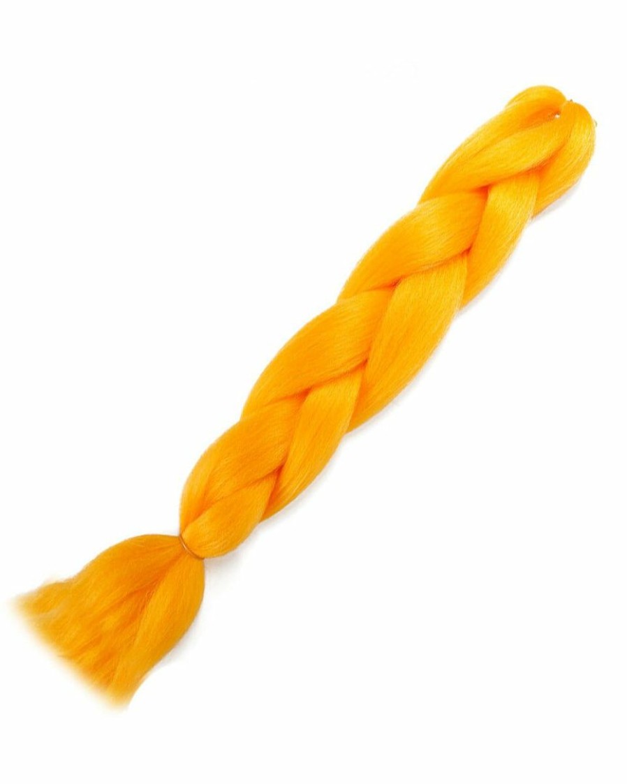 Accessories * | Ae Womens 24 Orange Braiding Hair Extensions Neon Orange