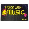 Accessories * | Ae I Fxck With House Music 3 5 Ft Flag Accessories