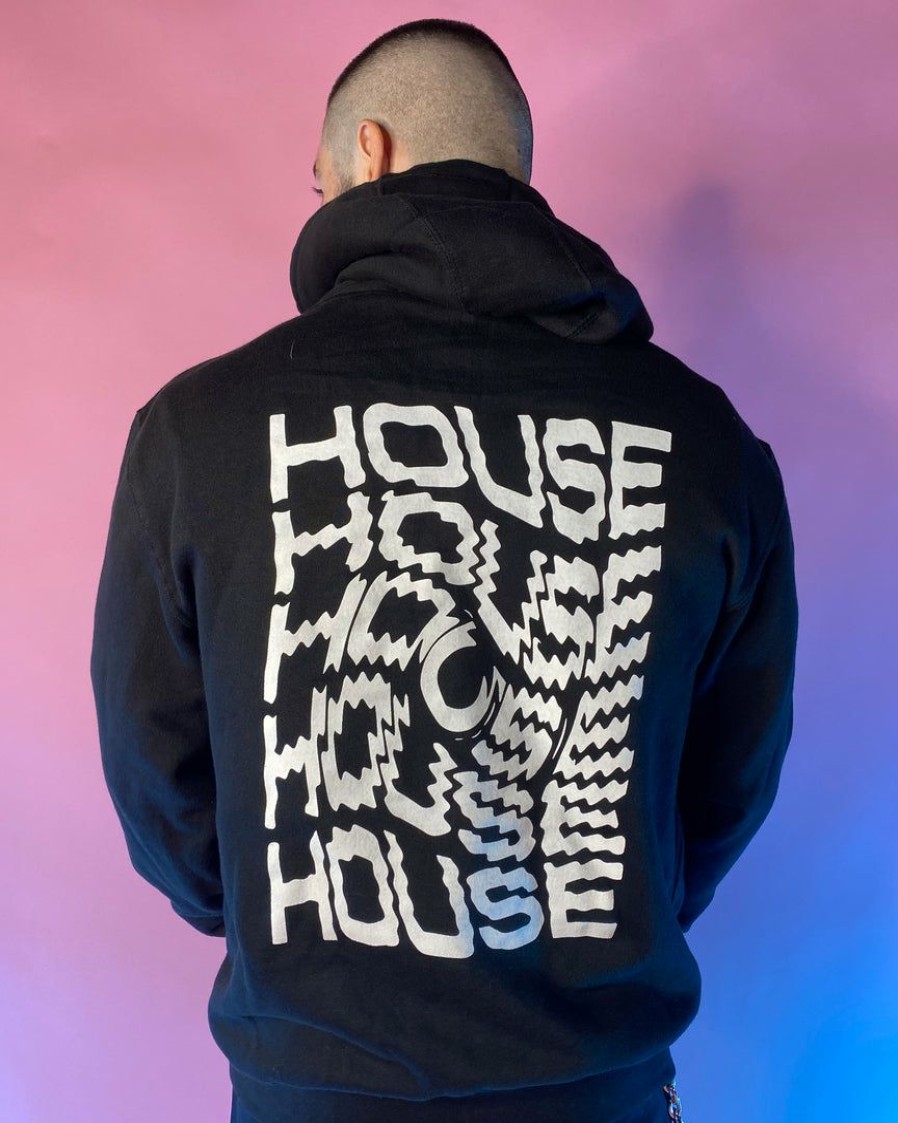 Womens * | 555Stickers Womens White House Swirl Unisex Hoodie