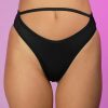 Womens * | Roma New Black Kinetic Keyhole Bottoms