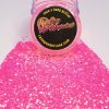 Accessories * | Xucai Accessories Kandi Pink Black Light Reactive Glitter