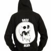 Womens * | 555Stickers Bass Head Melting Skull Hoodie Tops