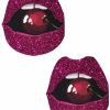 Accessories * | Neva Nude Poppin' Cherries Glitter Lips Nipple Pasties Accessories