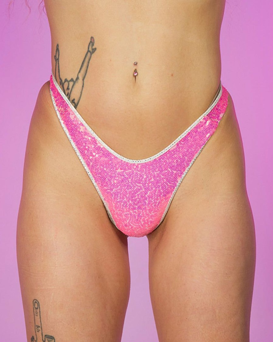 Womens * | Roma Pink Sugar Nova High-Cut Thong New