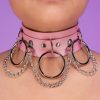 Accessories * | Ae Darkside Faux Leather Choker