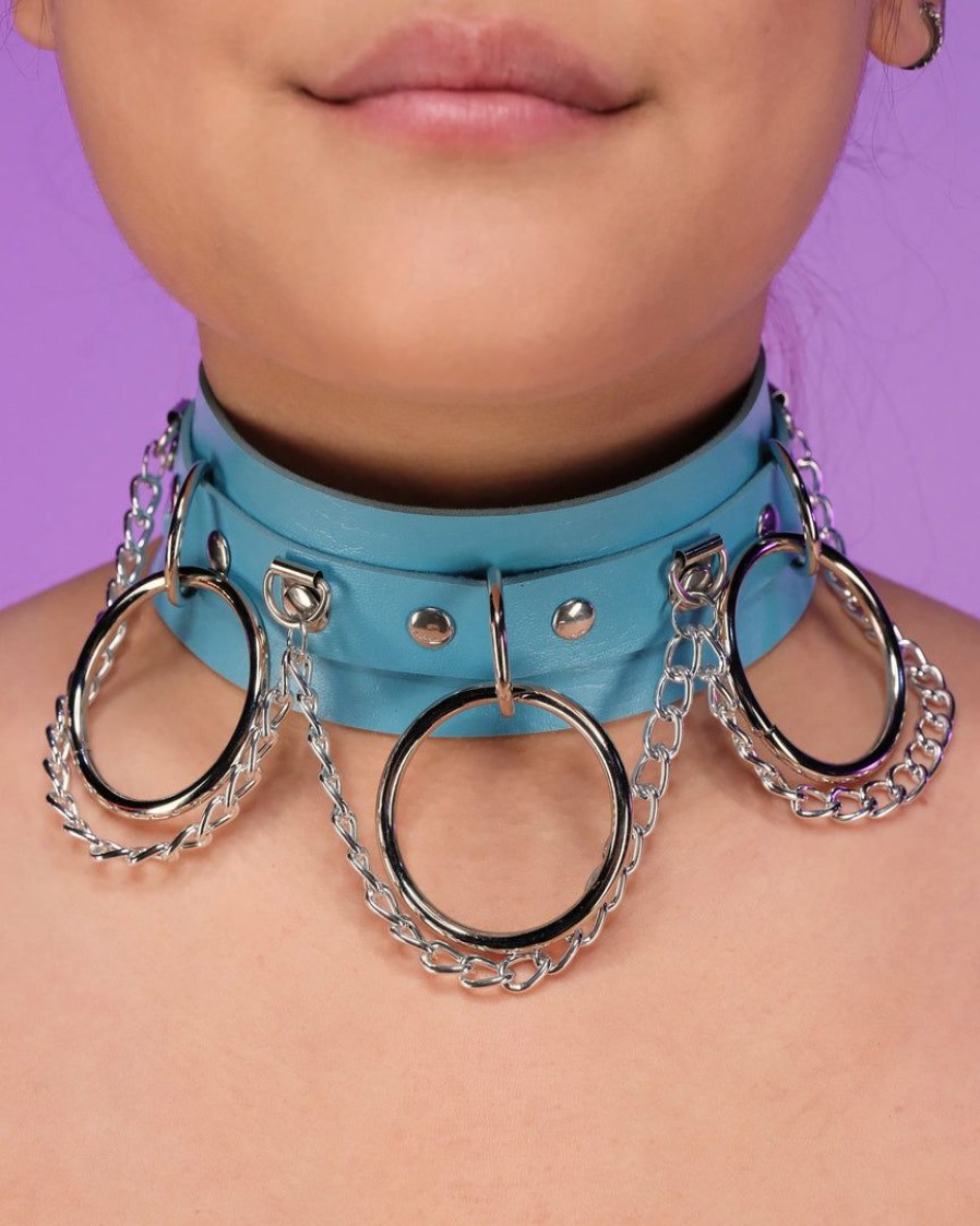 Accessories * | Ae Darkside Faux Leather Choker