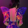 Womens * | Daisy'S Corsets New Dark Holo Wings Harness