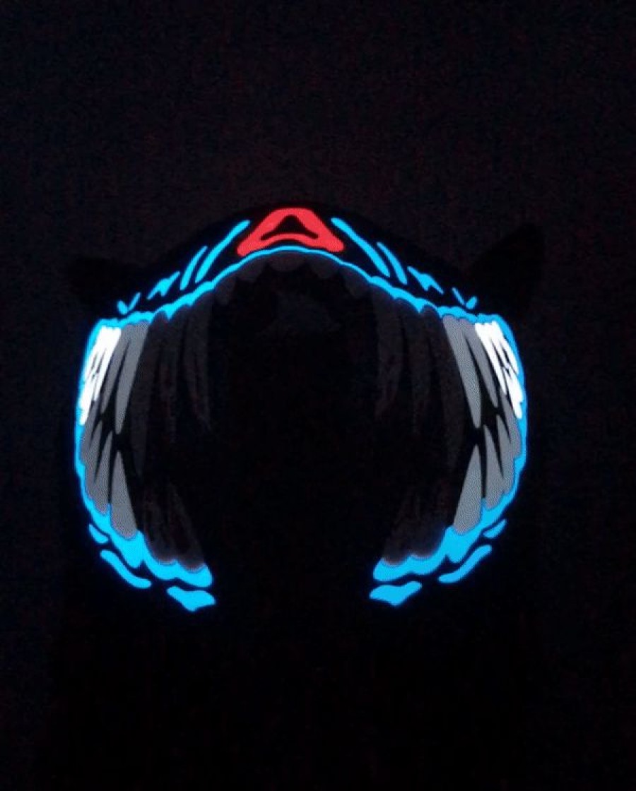 Accessories * | Ae Mens Sink Your Fangs Sound Activated Led Mask