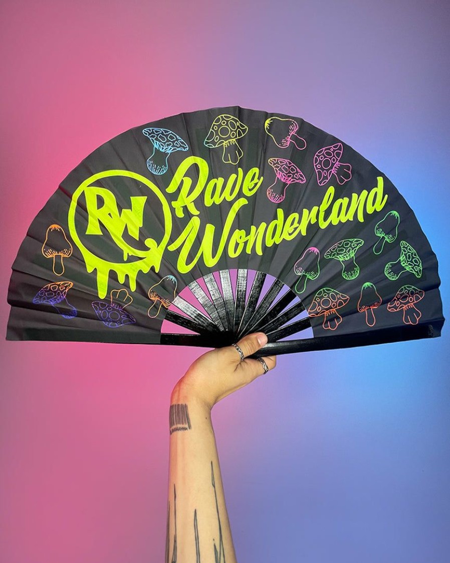 Accessories * | Rave Wonderland Mushroom Limited Edition Rw Oversized Fan