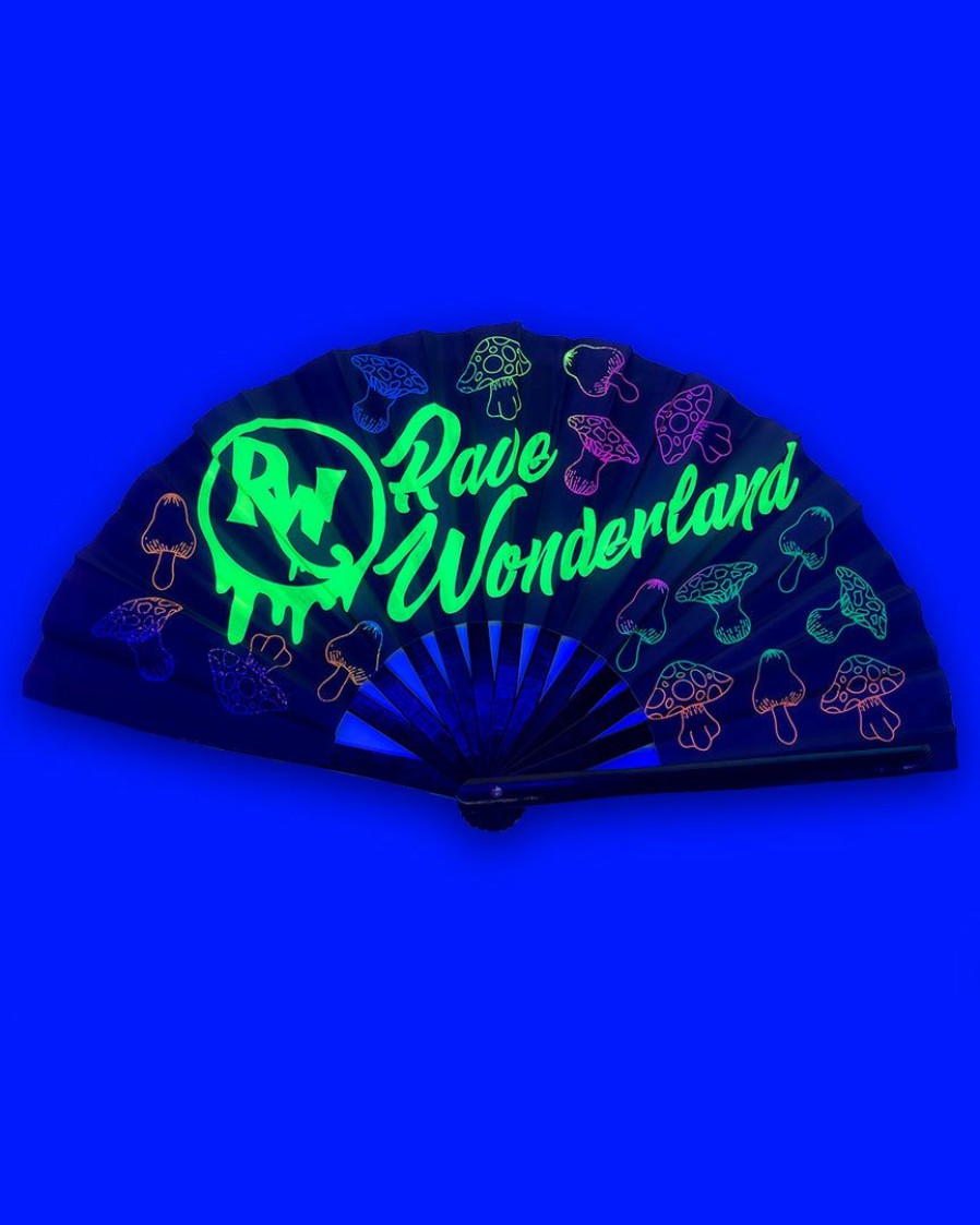 Accessories * | Rave Wonderland Mushroom Limited Edition Rw Oversized Fan