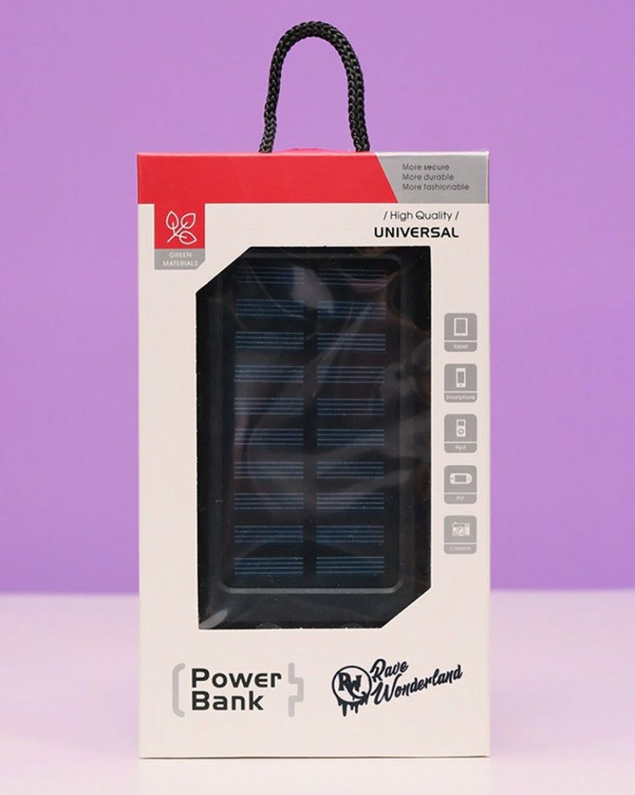 Accessories * | Rave Wonderland Solar Powered Portable Battery New Solar Powered Battery