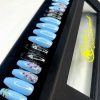 Accessories * | Rave Wonderland 24Pc Butterfly Sky Blue Press-On Nails W Adhesive Beauty