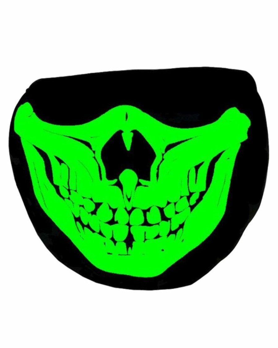 Accessories * | Ae What Big Teeth You Have! Glow In The Dark/Blacklight Reactive Mask