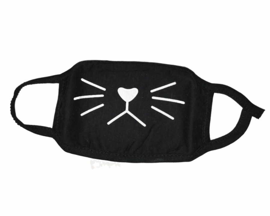 Accessories * | Ae Mens Angry Meow Cloth Face Mask