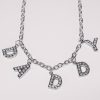 Accessories * | Ae D-A-D-D-Y Rhinestone Necklace