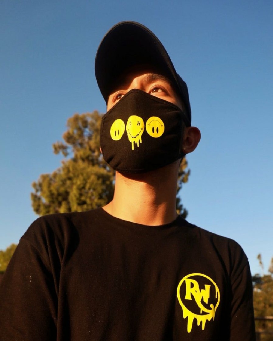 Accessories * | Rave Wonderland Mens Space Yacht X Rw Smiley Mask