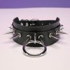 Accessories * | Ae Spiked & Studded O-Ring Faux Leather Choker