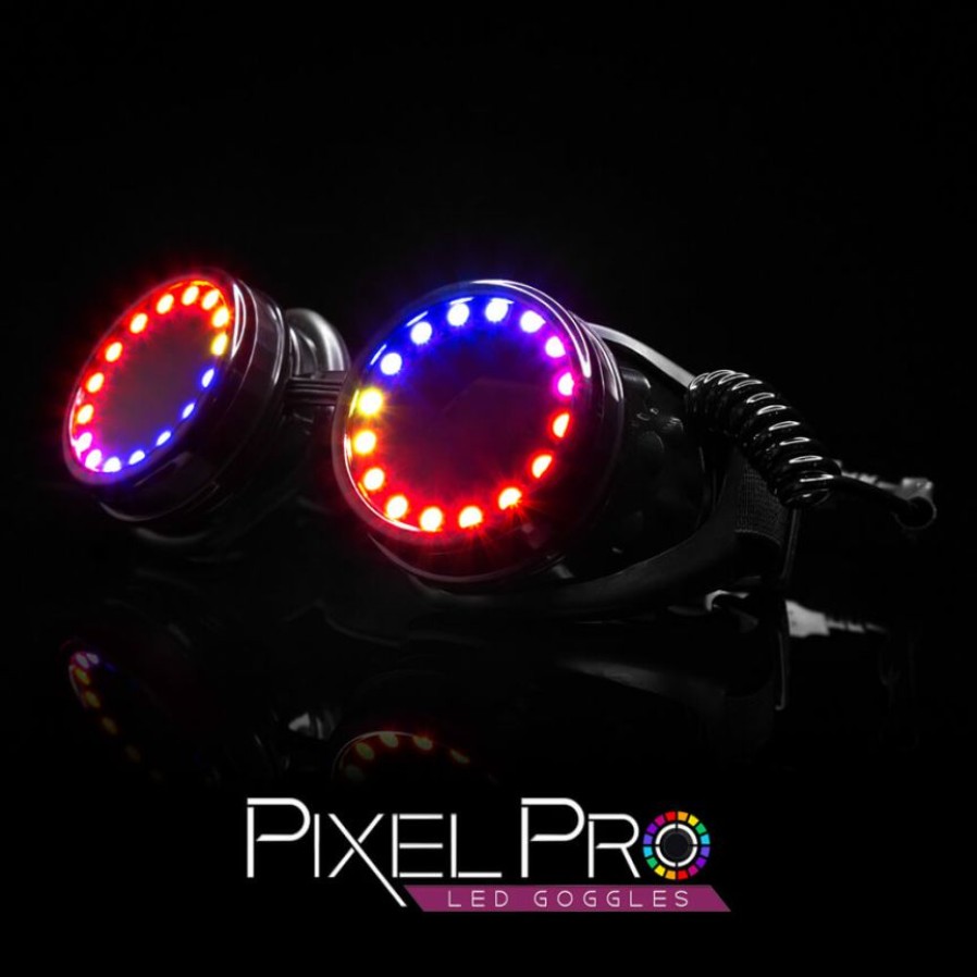 Accessories * | Womens Glofx Pixel Pro Led Goggles