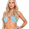 Womens * | Roma Minty Aura Criss-Cross Top Womens