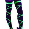 Accessories * | Shark Accessories Neon Yellow Black Light Leg Wraps