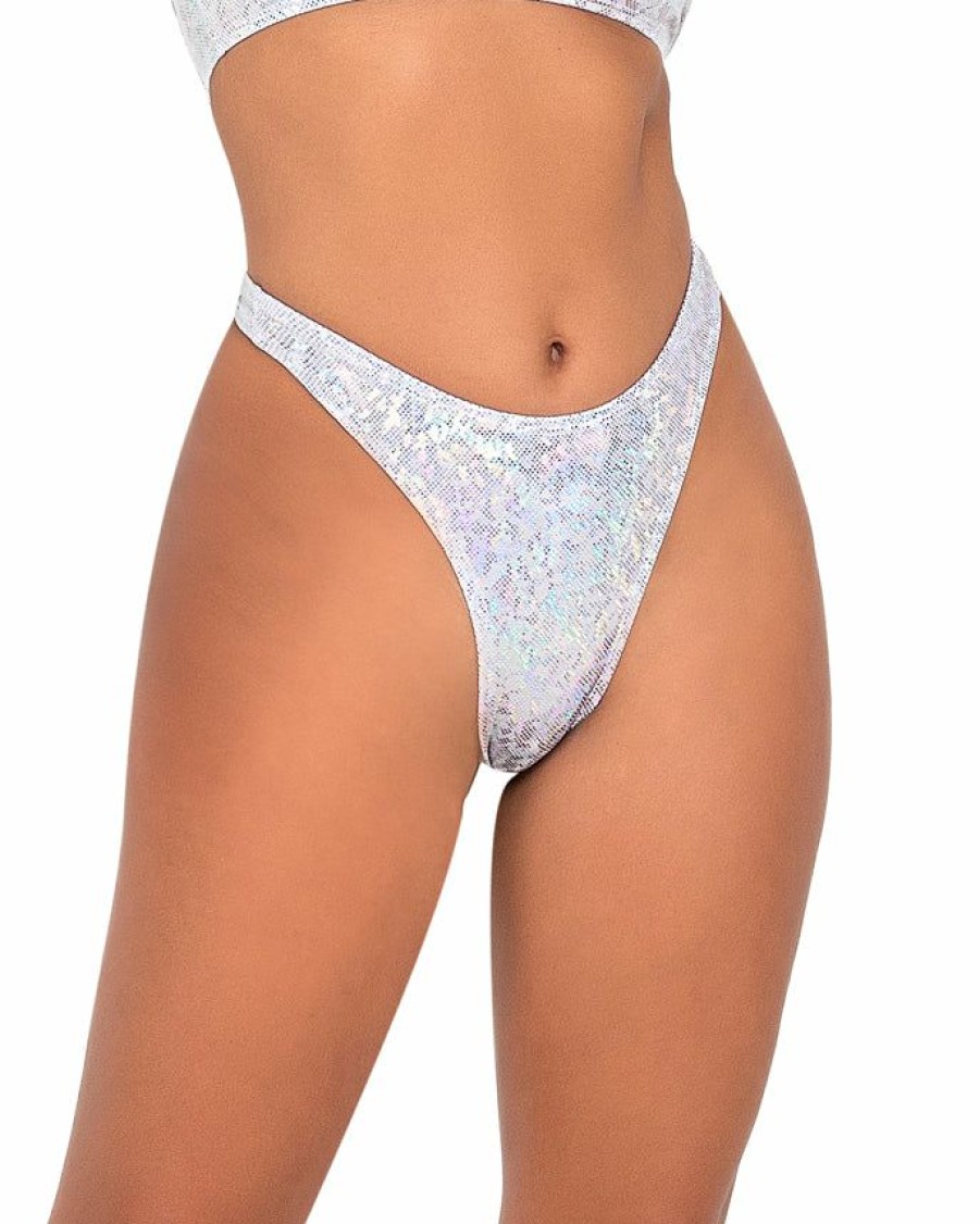 Womens * | Roma Womens Silver Aura High-Cut Bottoms