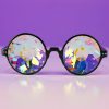 Accessories * | Ae Retro Round Kaleidoscope Glasses Womens