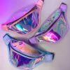 Accessories * | Ae Clear Holographic Fanny Pack