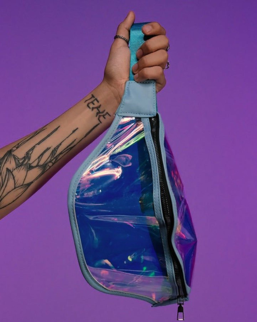 Accessories * | Ae Clear Holographic Fanny Pack