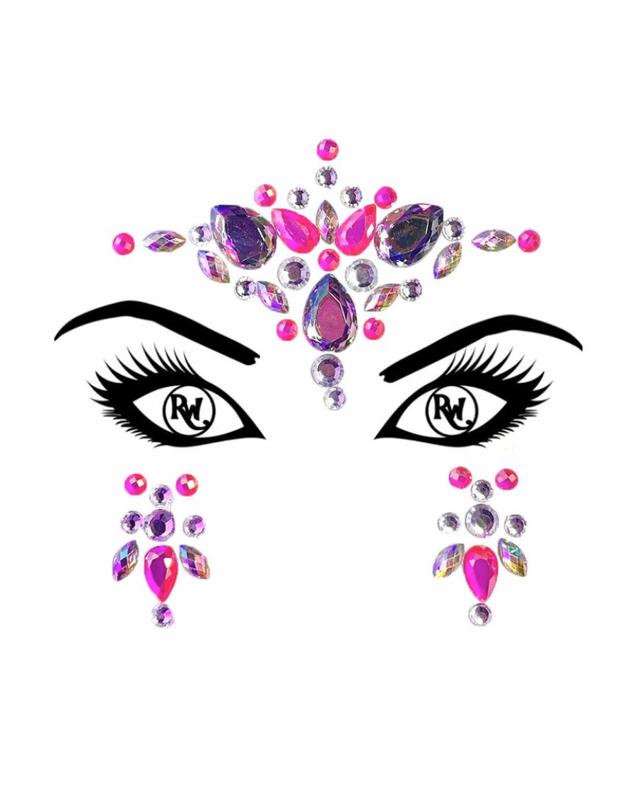 Accessories * | Uniflying Accessories Sweet & Sassy Pink Magic Face Jewel