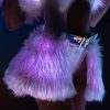 Womens * | J. Valentine New White/Pink Led White Fur Belted Skirt