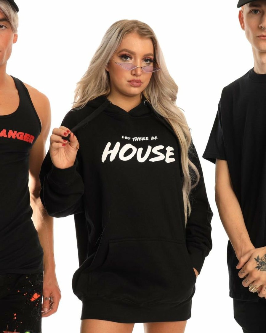 Womens * | 555Stickers Let There Be House Hoodie Tops