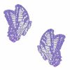 Accessories * | Neva Nude Super Sparkle Lavender Glitter Beautiful Butterfly Kisses Pasties