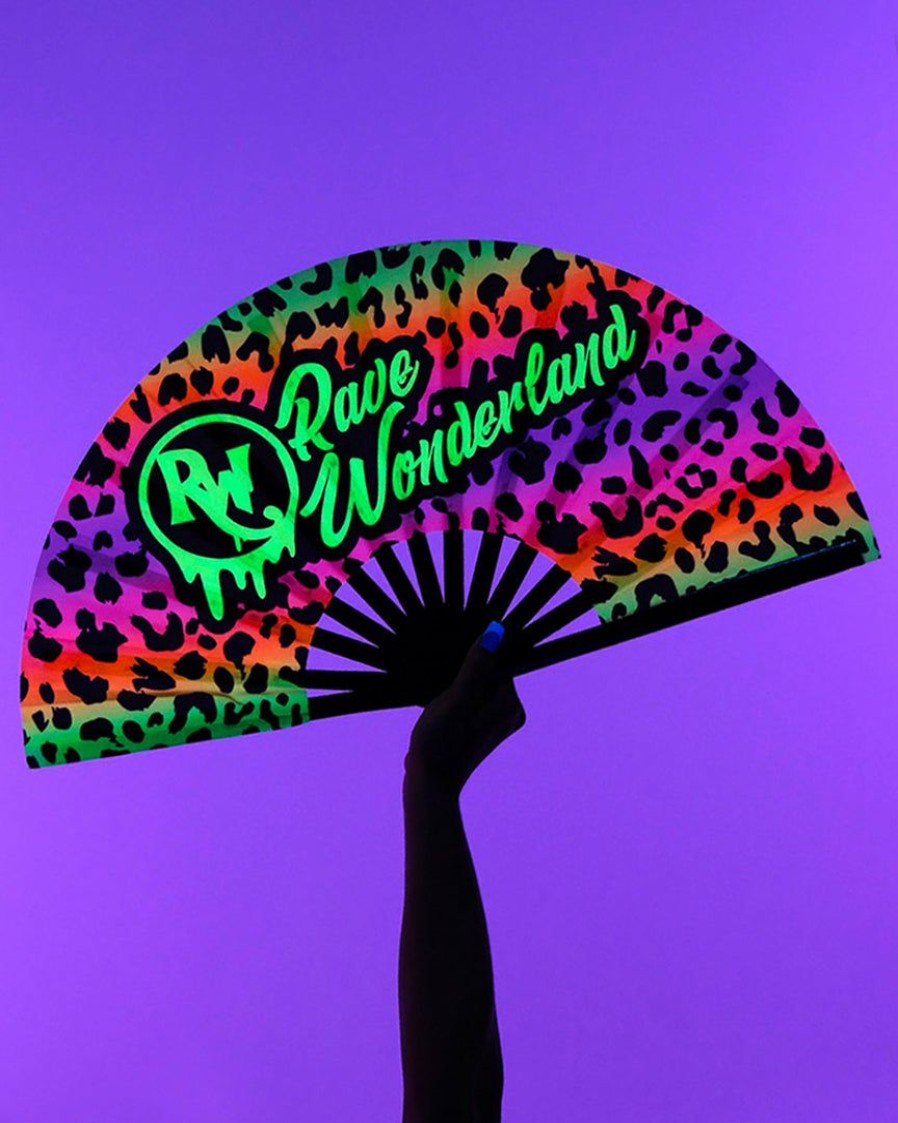 Accessories * | Rave Wonderland Acid Jungle Limited Edition Rw Oversized Fan New