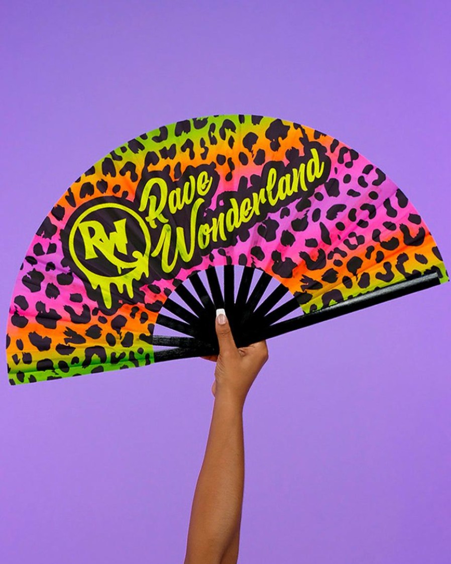 Accessories * | Rave Wonderland Acid Jungle Limited Edition Rw Oversized Fan New