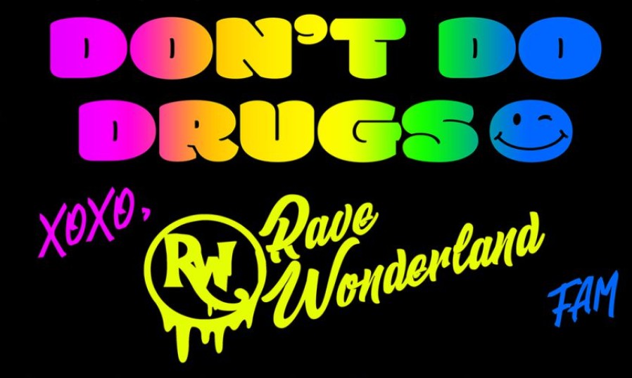 Accessories * | Jarmoo Accessories Rave Wonderland Don'T Do Drugs 3 5 Ft Flag