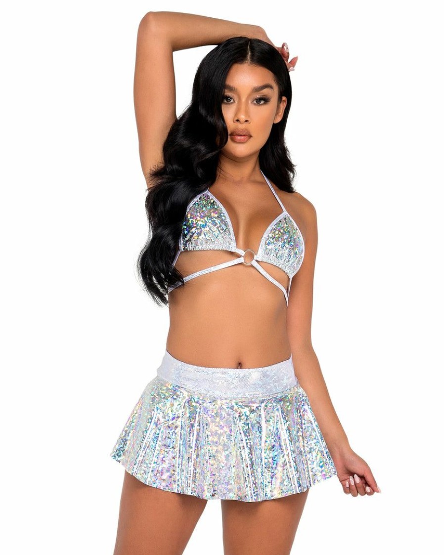 Womens * | Roma Ice Prism Mini Skirt