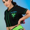 Womens * | Jarmoo Hardstyle Biohazard Crop Jersey