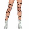 Accessories * | Roma Accessories Astro Candy Gartered Leg Wrap (Pair)