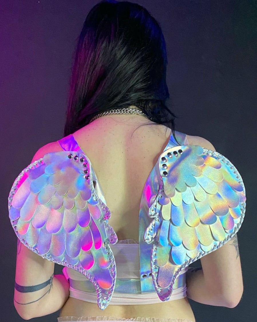 Womens * | Daisy'S Corsets Heavenly Angel Wings Harness Womens