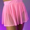 Womens * | Ohyes Fashion Y2K Doll Sheer Pleated Mini Skirt