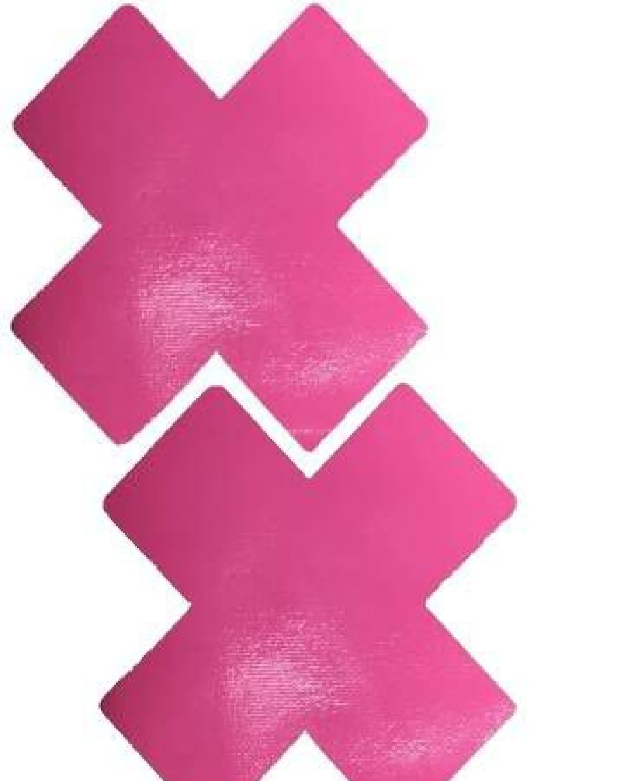 Accessories * | Neva Nude Womens Strawberry Vinyl Pink X Factor Blacklight Reactive Pasties