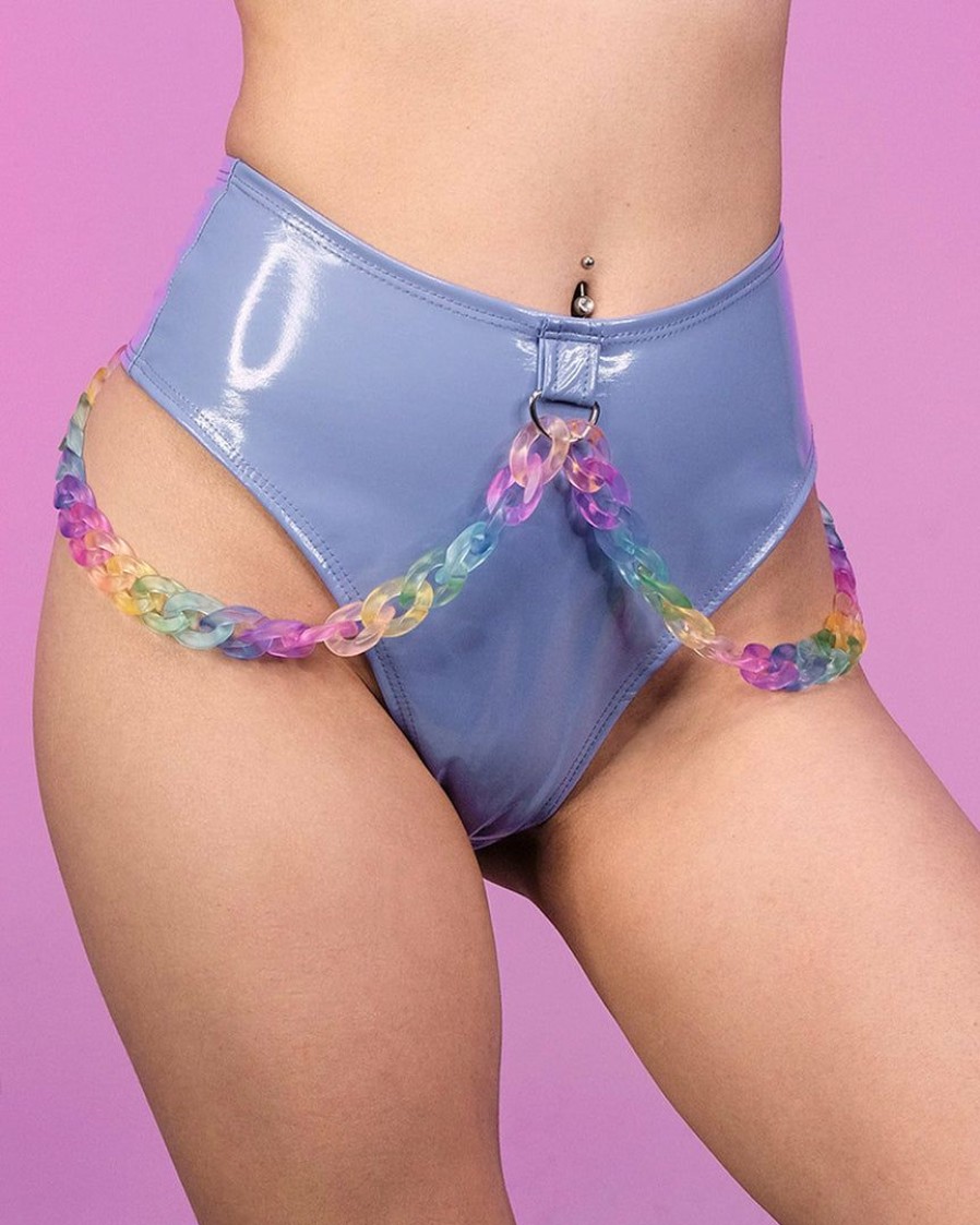 Womens * | J. Valentine Lavender Kandi Kid High Waist Thong